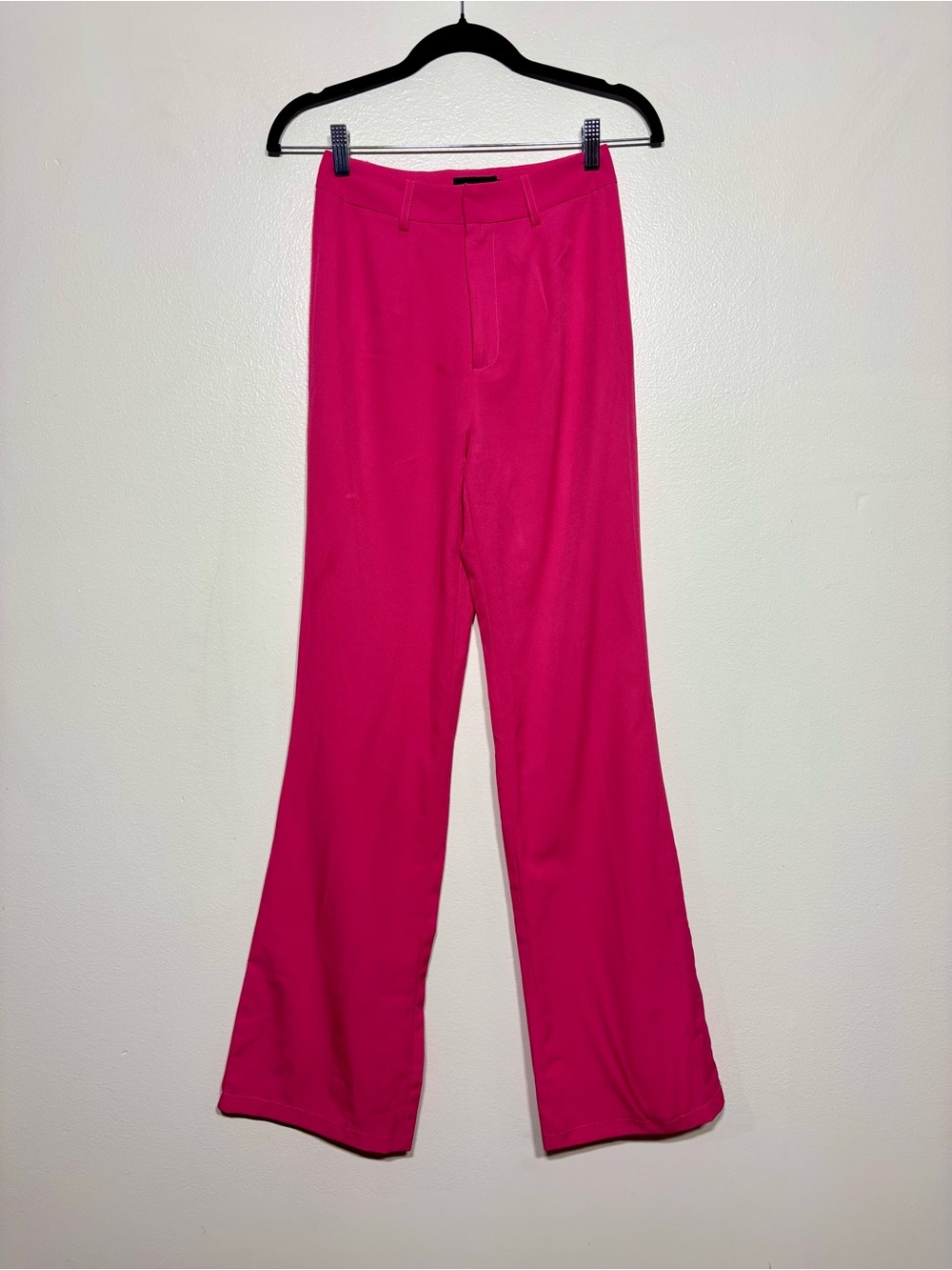 Hot Pink Wide-Leg Trousers